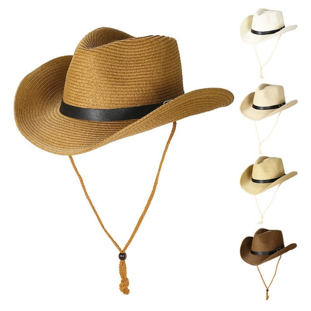 Cowboy Hat Straw - Cappello da Cowboy alla Moda con