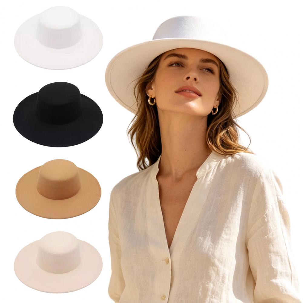 Fedora a tesa larga da donna,  - Fedora Hat Wool recensione e prezzo