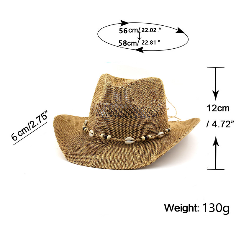 Nuovo cappello di paglia estiv - Cowboy Hat Straw recensione e prezzo